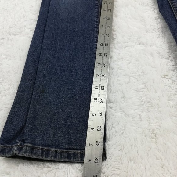 Camaieu Womens Jeans Straight Slim Leg Denim Blue Medium Wash Juniors 7 - Picture 5 of 15